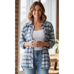 J. Crew Woman's Plaid Button Down Shirt